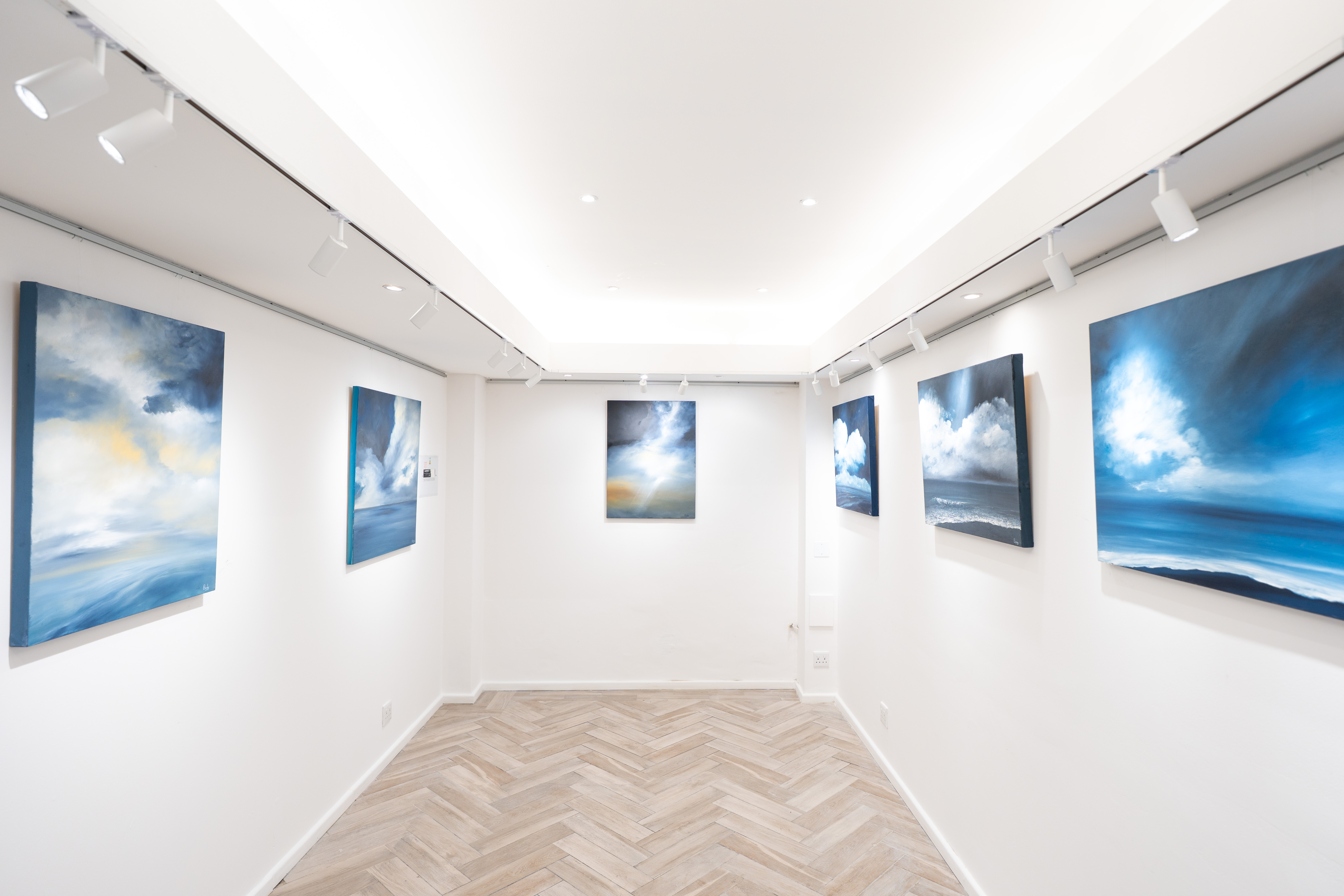 Artwork on display in the gallery